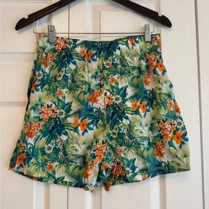 Floral Print Women's Shorts